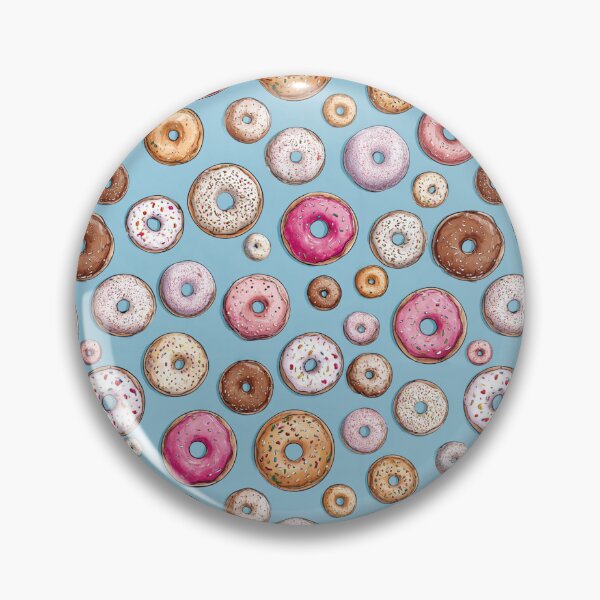 Artikelvorschau, Süßes Donut-Muster für Feinschmecker und Dessertliebhaber entworfen und verkauft von NicolasGlowArt.