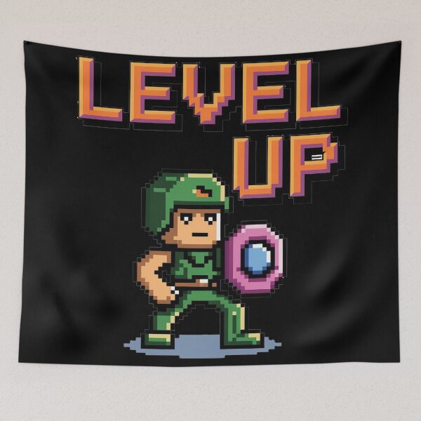Item preview, 8-Bit Pixel Tactical Operator - Retro Gaming Level Up designed and sold by Thompika.