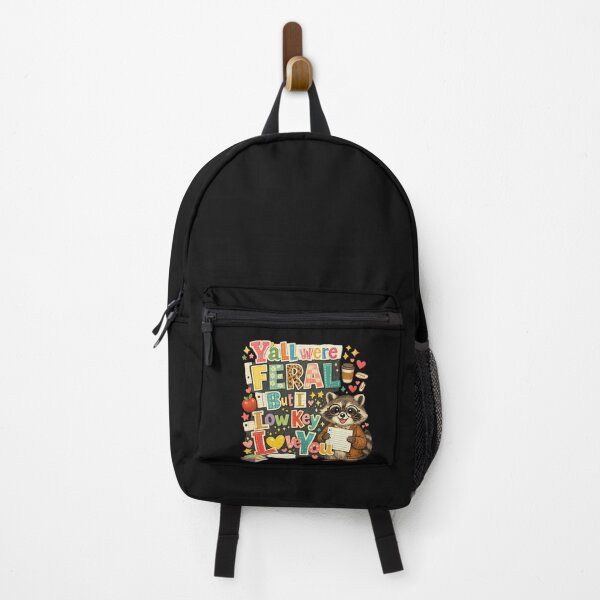 Item preview, Funny Teacher Humor Y'all were Feral But I Low Key Love You designed and sold by faridman.