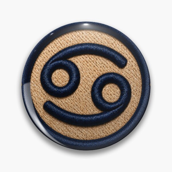Item preview, Navy Blue Cancer Crab Embroidery Design designed and sold by Fangtasia77.