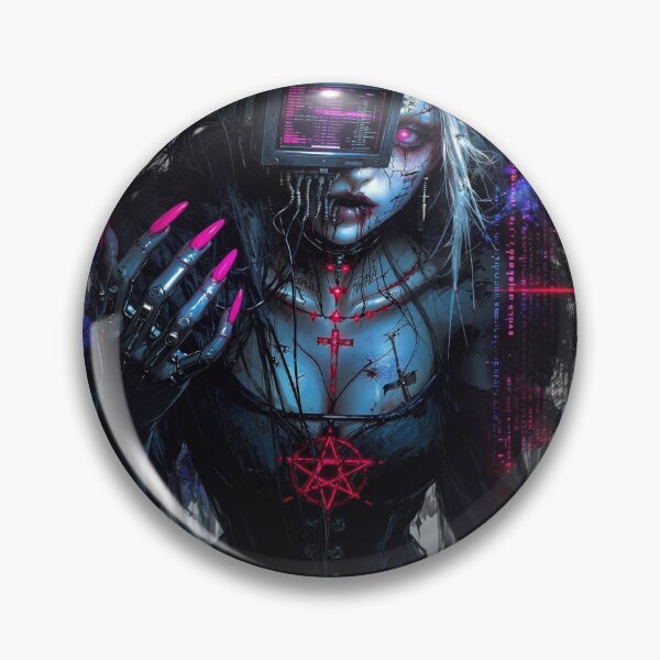 Item preview, This Is Who I Am: Cyber Witch Portrait designed and sold by Insomnia Art Designs.