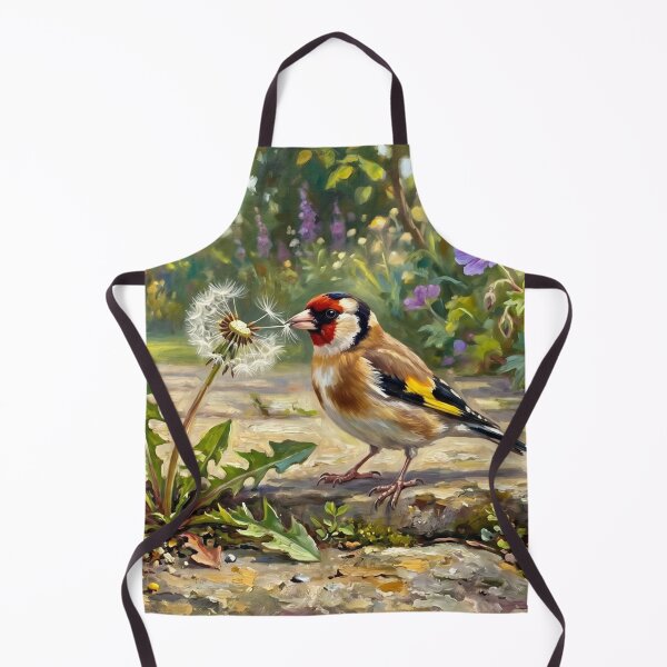 Item preview, The Dandelion Feast: Whimsical Cottagecore Goldfinch Art designed and sold by Englandbear.