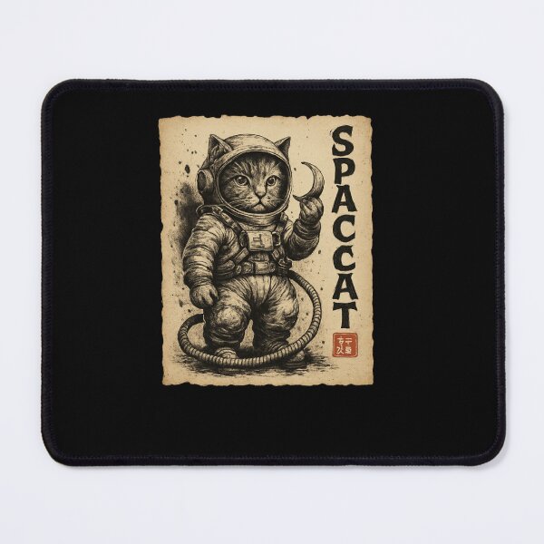 Item preview, Vintage Space Cat Astronaut designed and sold by SiarheiYur.
