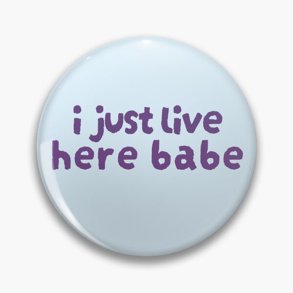 Item preview, I just live here  designed and sold by earthprints.