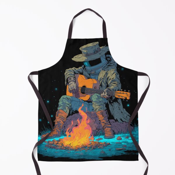 Item preview, Space Cowboy Guitar Graphic designed and sold by Cosmic Cactus.