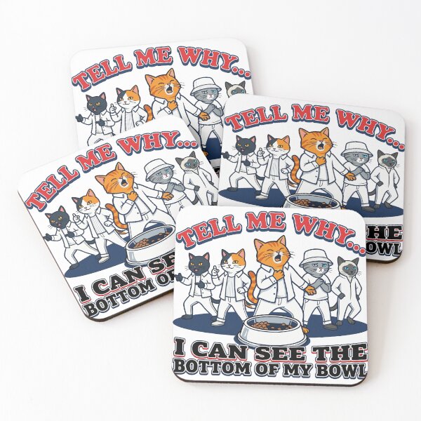 Item preview, Funny Cat Boyband Empty Bowl Meme designed and sold by Pop Rewind HQ.