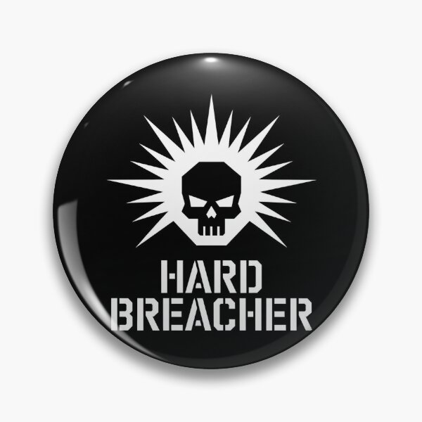 Item preview, Hard Breacher Stencil Icon - Tactical Minimalist Skull designed and sold by Thompika.