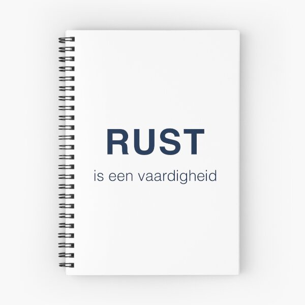 Item preview, Rust is een vaardigheid — minimalist mindfulness print - transparant designed and sold by BalancedCoNL.