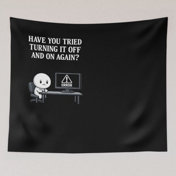 Item preview, Funny IT Tech Support Turning it Off and on Again Restart PC Performance designed and sold by faridman.