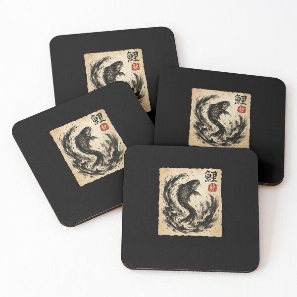 Item preview, Koi Fish Ink Swirl designed and sold by SiarheiYur.