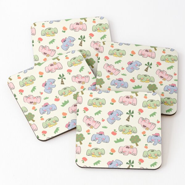 Item preview, Cute Pastel Baby Elephant Pattern designed and sold by ByJYA.