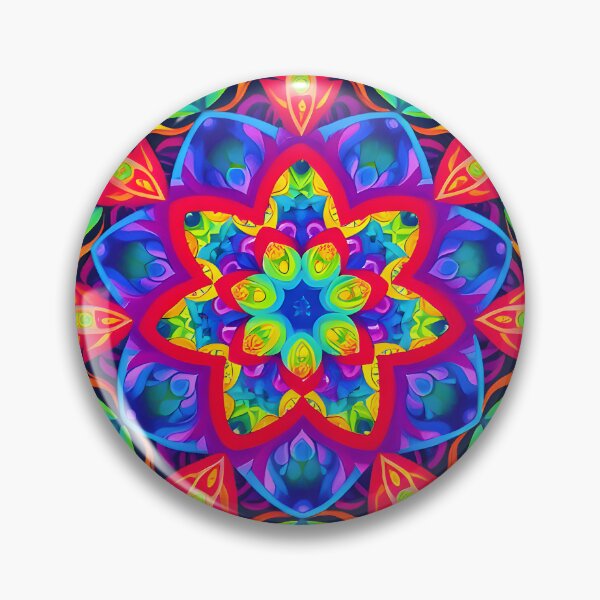 Item preview, Vibrant Floral Mandala - Spring Energy Design designed and sold by HealingArtByLna.