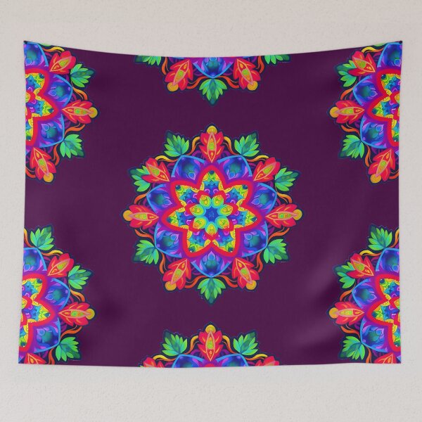 Item preview, Vibrant Floral Mandala - Spring Energy Design designed and sold by HealingArtByLna.