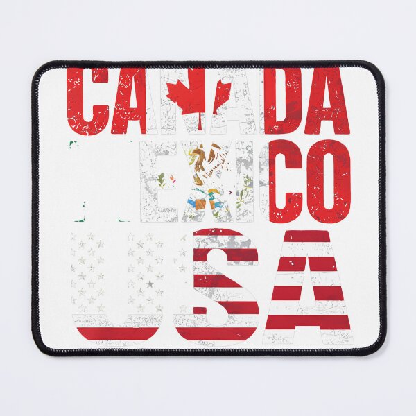 Item preview, United 2026 World Cup - Canada, Mexico, USA Flags T-Shirt_83138002 designed and sold by gidget-gadget.