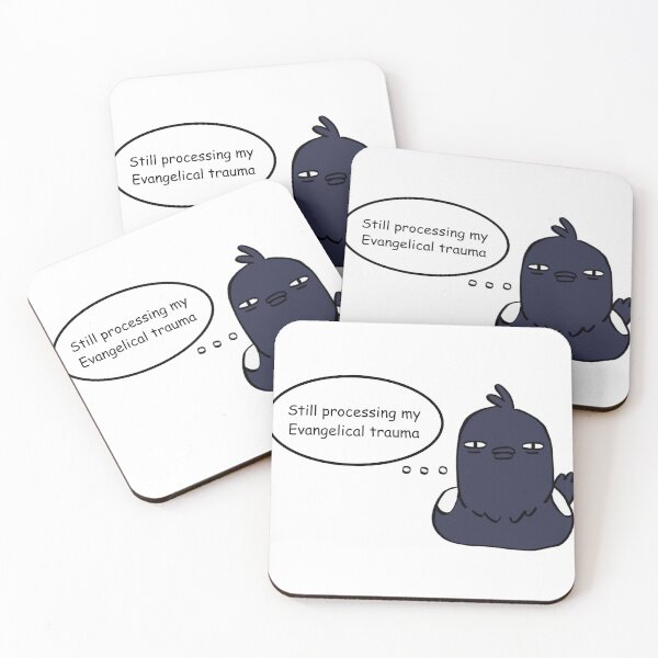 Item preview, Still Processing My Evangelical Trauma – Relatable Deconstruction Humor Sticker designed and sold by Alt Christian.