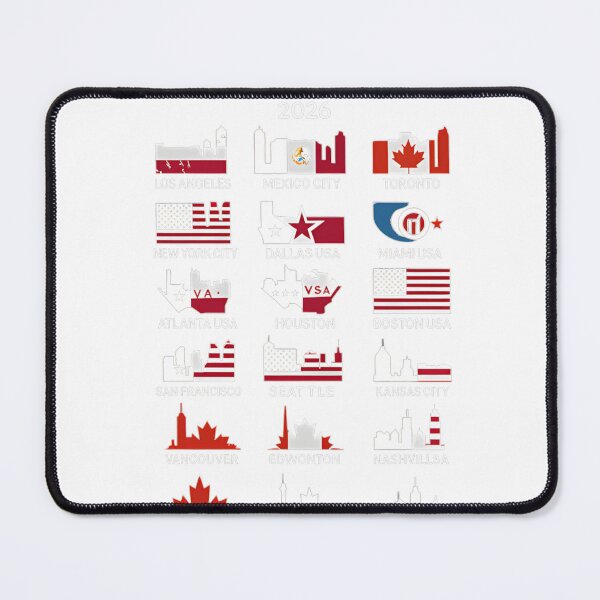 Item preview, World Cup 2026 Host Cities T-Shirt_84292126 designed and sold by KTY-NUSS.