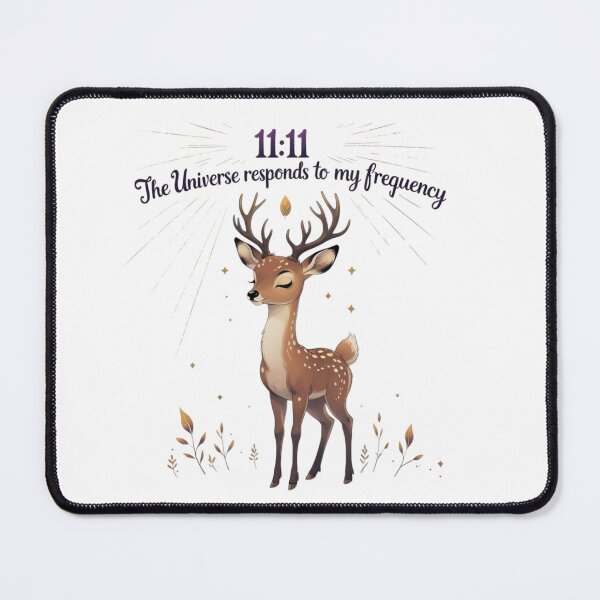 Item preview, Universe Responds 11 11 Cute Deer Woodland Nursery Wall Art designed and sold by AQUILAKREO.