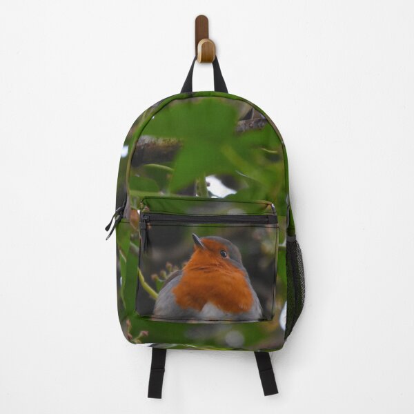 Item preview, European Robin Nestled Among Lush Green Foliage designed and sold by Shanguai.