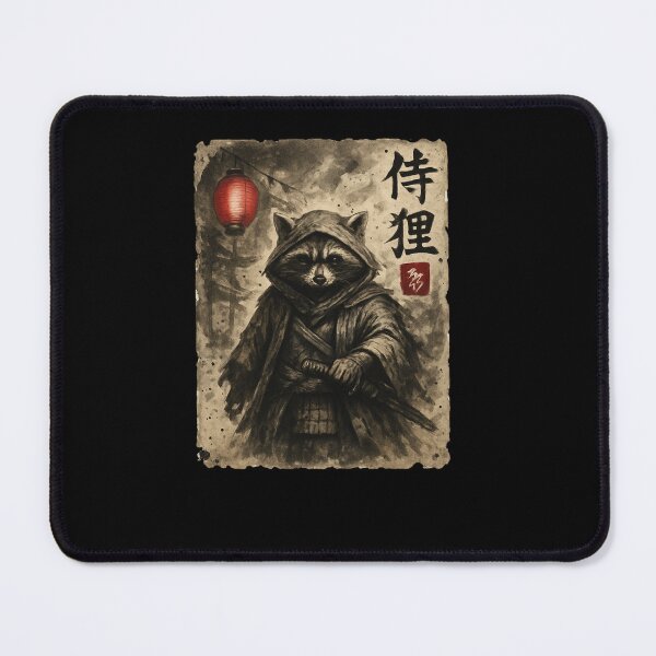 Item preview, Raccoon Ronin Lantern Shadow designed and sold by SiarheiYur.
