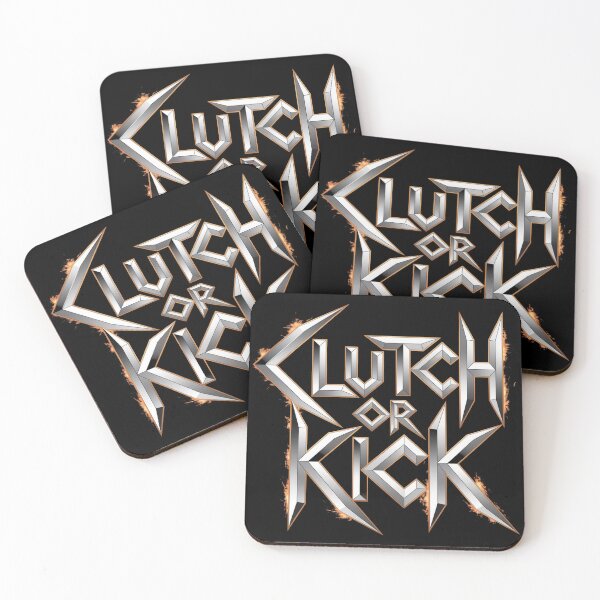 Item preview, Clutch or Kick - Aggressive Heavy Metal Gamer Typography designed and sold by Thompika.