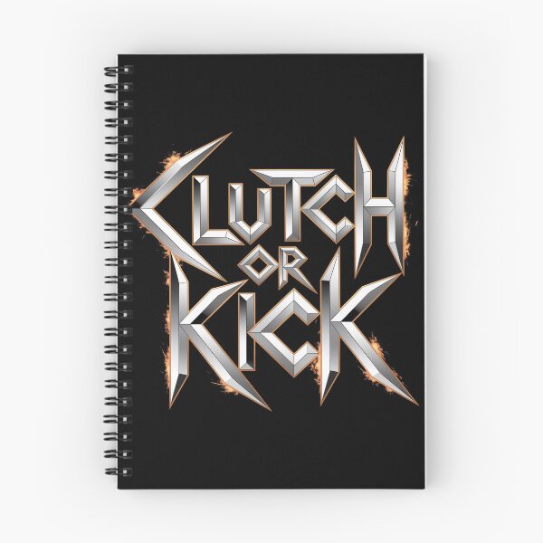 Item preview, Clutch or Kick - Aggressive Heavy Metal Gamer Typography designed and sold by Thompika.