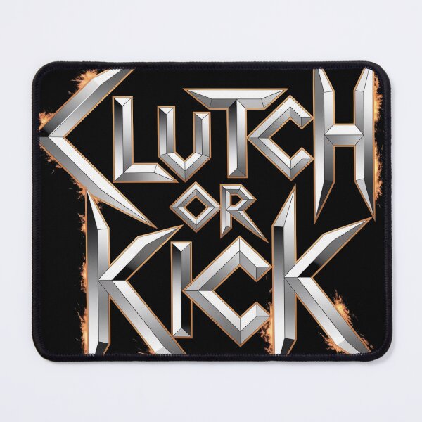 Item preview, Clutch or Kick - Aggressive Heavy Metal Gamer Typography designed and sold by Thompika.