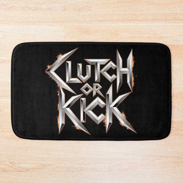 Item preview, Clutch or Kick - Aggressive Heavy Metal Gamer Typography designed and sold by Thompika.