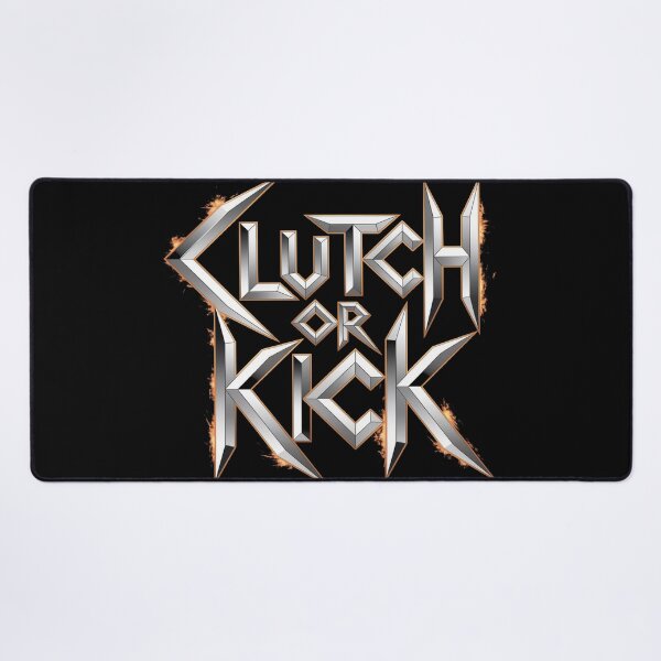 Item preview, Clutch or Kick - Aggressive Heavy Metal Gamer Typography designed and sold by Thompika.