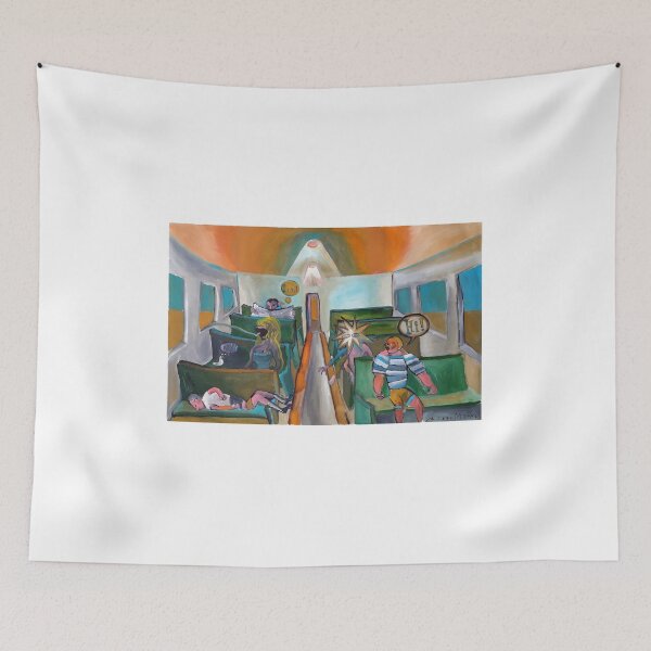 Item preview, The blonde girl in the train designed and sold by Diego Manuel Rodriguez.