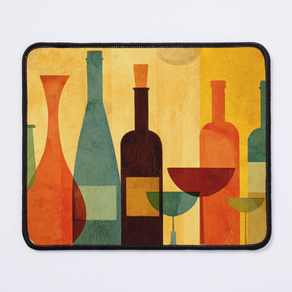 Item preview, Colorful bottles on a table display designed and sold by anytka.