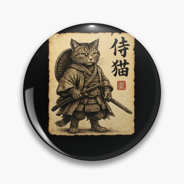 Item preview, Wandering Cat Ronin Traveler designed and sold by SiarheiYur.