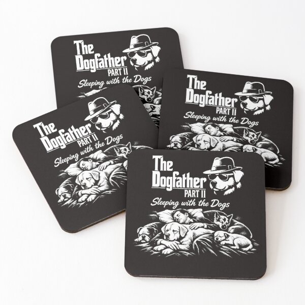 Item preview, The Dogfather Part 2 Sleeping with the Dogs Funny Mafia Dog Parody designed and sold by NapoliApparel.