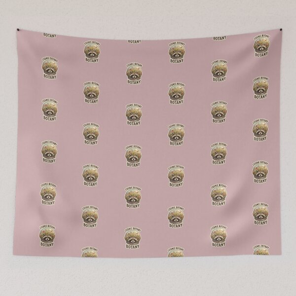 Item preview, Retro Cosmic Botany Raccoon Astronaut Floral Helmet Art designed and sold by AnkitCreates.