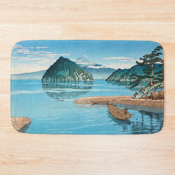 Item preview, Mito Izu by Hasui Kawase: Tranquil Japanese Lakeside Poster designed and sold by artofuniverse.