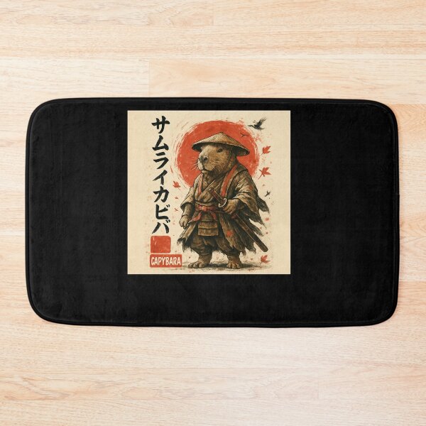 Item preview, Autumn Samurai Capybara Warrior designed and sold by SiarheiYur.