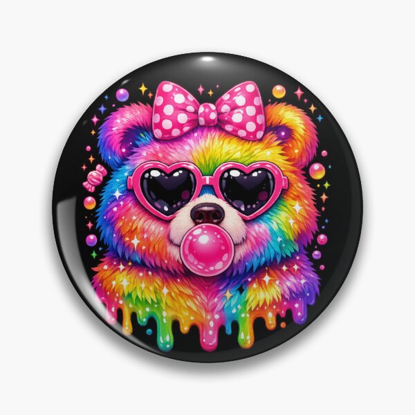 Item preview, Women's Rainbow Capybara Blowing Bubble Gum Glasses Coquette Bow designed and sold by faridman.