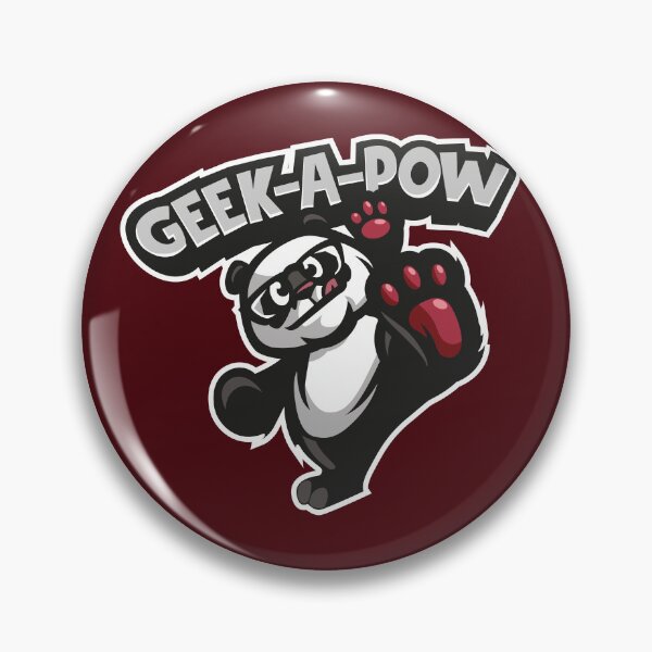 Item preview, Panda Geek POW! – Funny Nerd Cartoon Gamer Design designed and sold by MerlinWear.