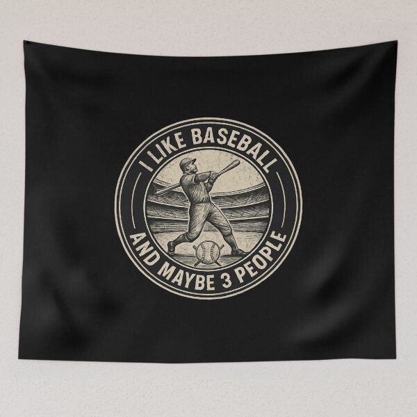 Item preview, Retro Baseball Circle Emblem designed and sold by SiarheiYur.