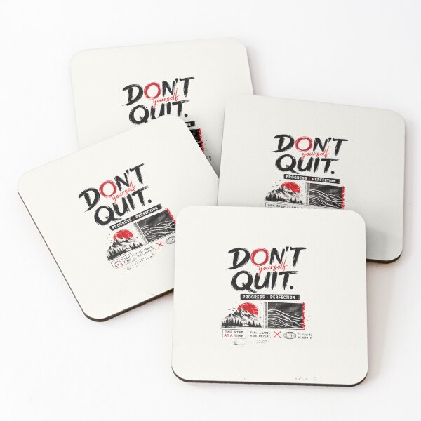 Item preview, Don’t Quit Yourself T-Shirts – Progress Over Perfection designed and sold by KDesignCrafts.