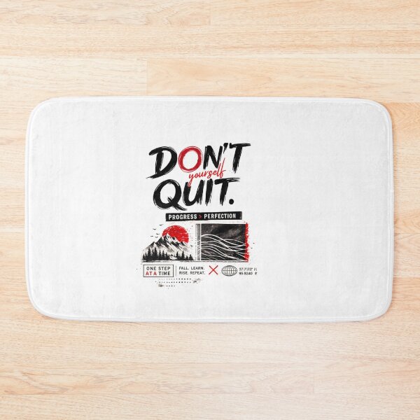 Item preview, Don’t Quit Yourself T-Shirts – Progress Over Perfection designed and sold by KDesignCrafts.