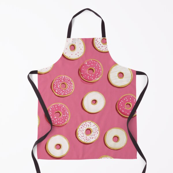 Item preview, Pink Donut Pattern Sweet Frosted Doughnut Design designed and sold by NicolasGlowArt.