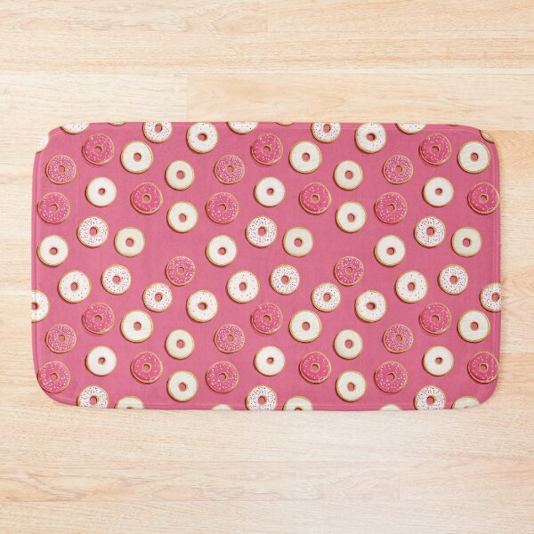 Item preview, Pink Donut Pattern Sweet Frosted Doughnut Design designed and sold by NicolasGlowArt.