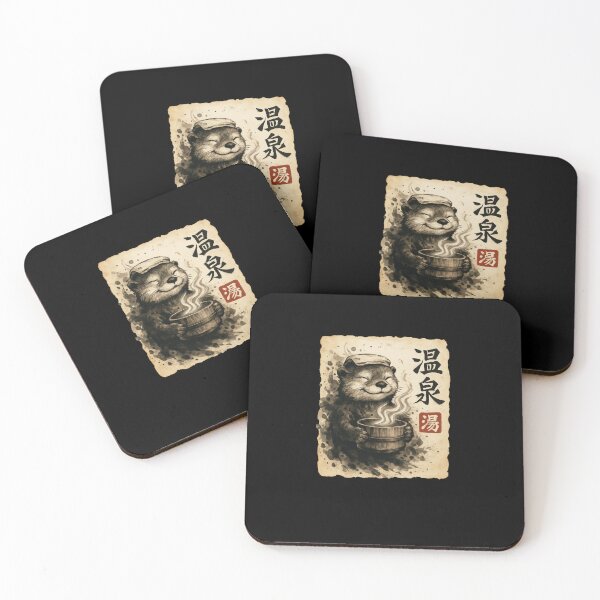 Item preview, Happy Otter Onsen Ink Wash designed and sold by SiarheiYur.