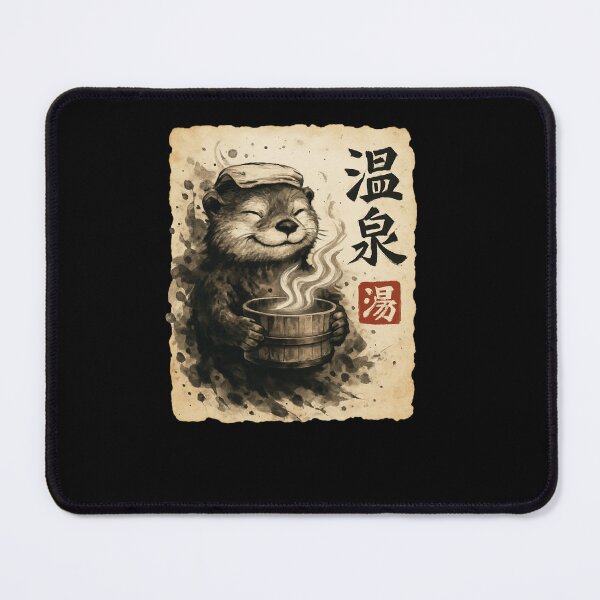 Item preview, Happy Otter Onsen Ink Wash designed and sold by SiarheiYur.