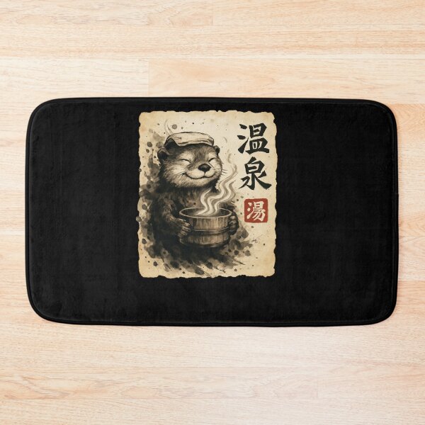 Item preview, Happy Otter Onsen Ink Wash designed and sold by SiarheiYur.