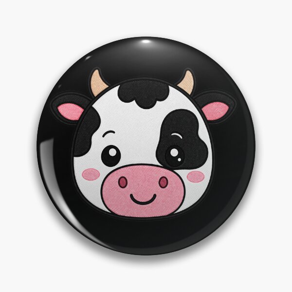 Item preview, Happy Cow Face – Cute Kawaii Farm Animal Design designed and sold by ColorSplash123.