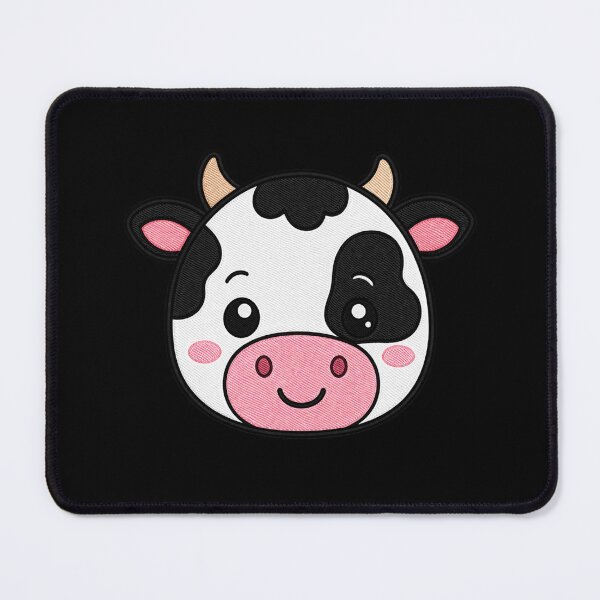 Item preview, Happy Cow Face – Cute Kawaii Farm Animal Design designed and sold by ColorSplash123.