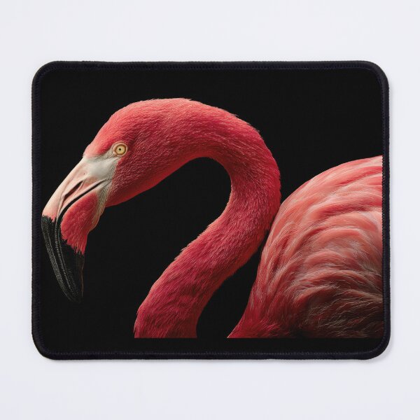 Item preview, Flamingo stands still against black designed and sold by anytka.