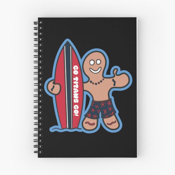 Item preview, Tennessee Titans Surf Gingerbread Cartoon Design designed and sold by giaoslooshop.