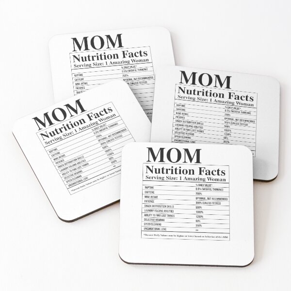 Item preview, Mom Nutrition Facts designed and sold by krystalRomanart.